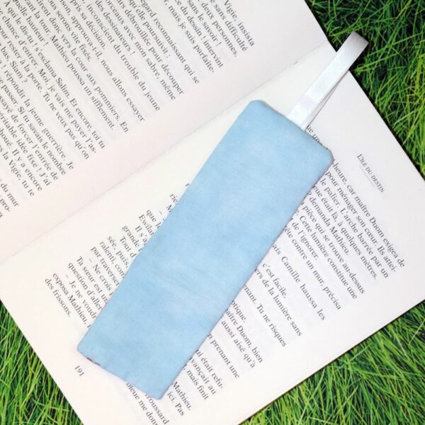 Marque Page Oiseaux Verso Bleu