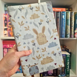 Couvre-livre Hiboux & Lapinou