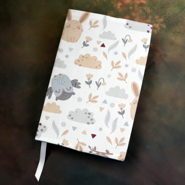 Couvre Livre Relié Hiboux & lapinou