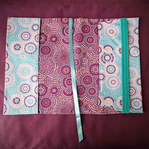 Couvre livre Broché Cercles abstraits ouvert