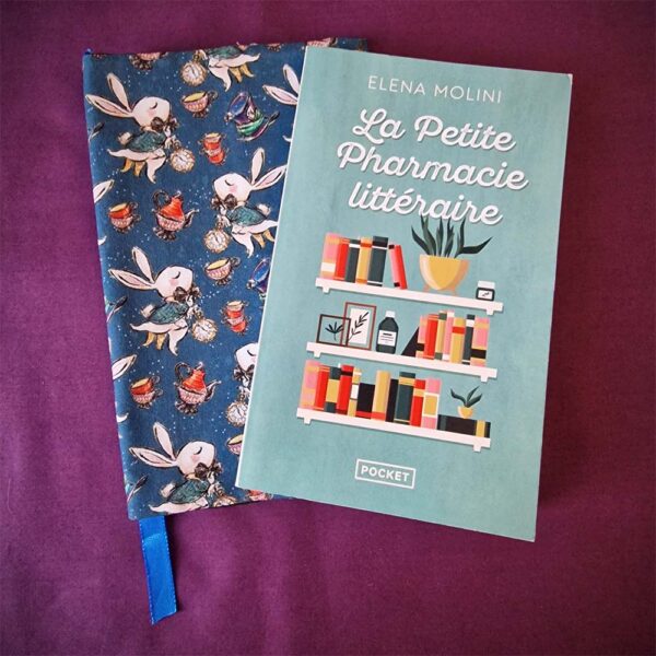 Couvre-livre Lapin Blanc Poche
