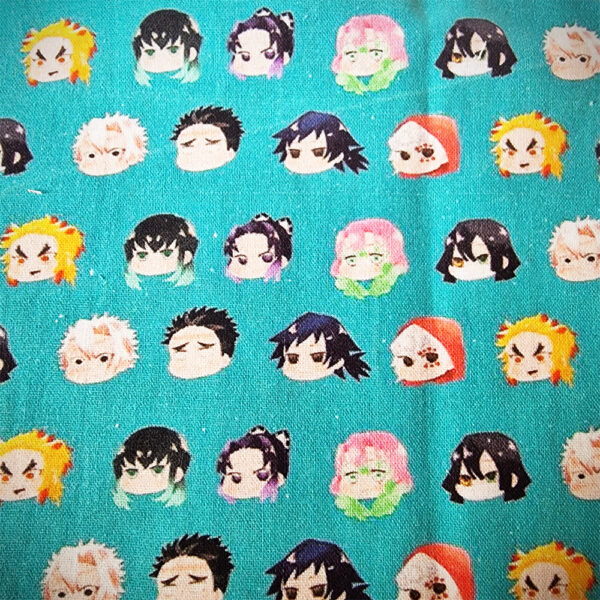 Couvre-livre Demon Slayer Motif Doublure
