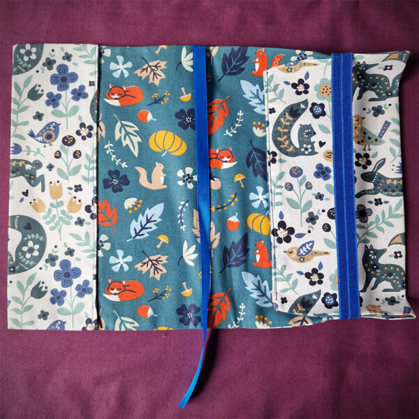 Couvre-livre Foxy Broché ouvert 1