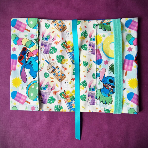 Couvre-livre Summer Stitch ouvert var