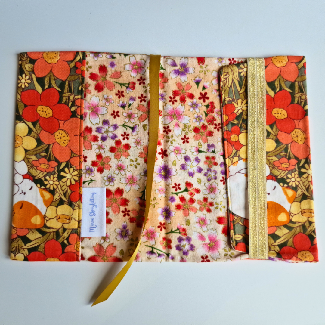 Couvre-livre Ronron Fleuri Intérieur