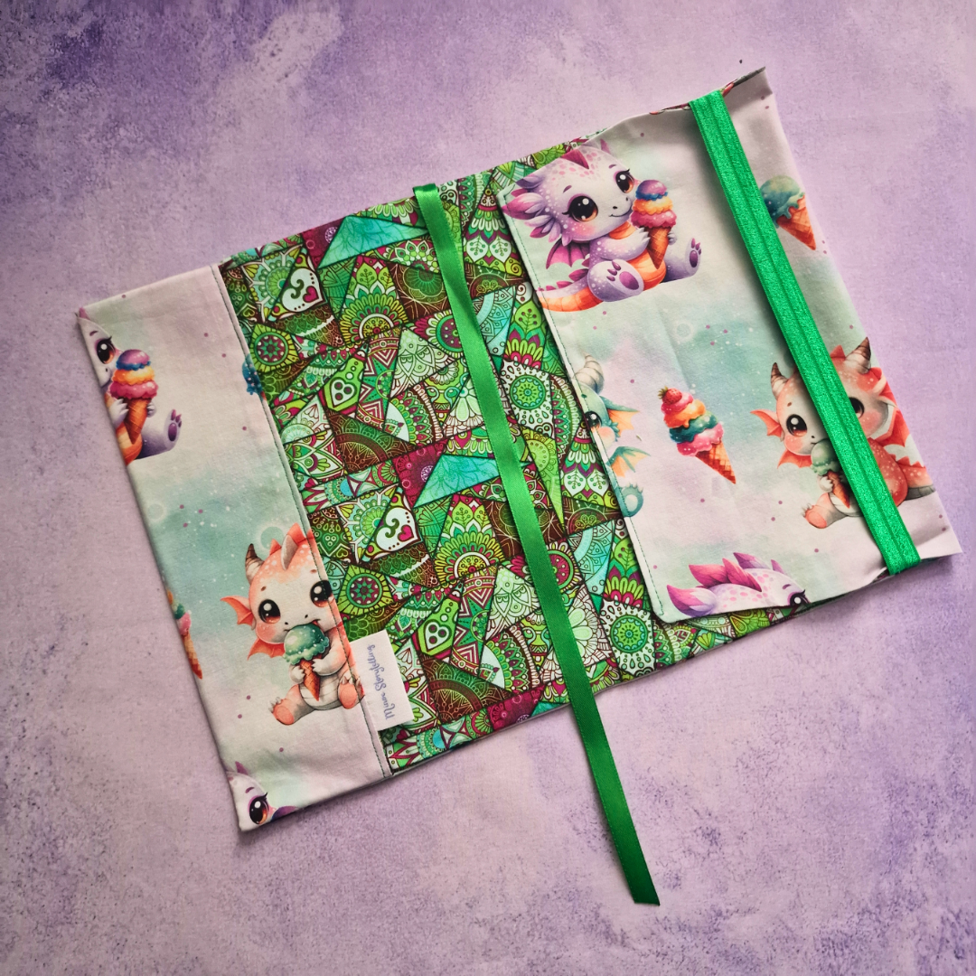 Couvre-livre Dragons & Crème glacée – Image 2