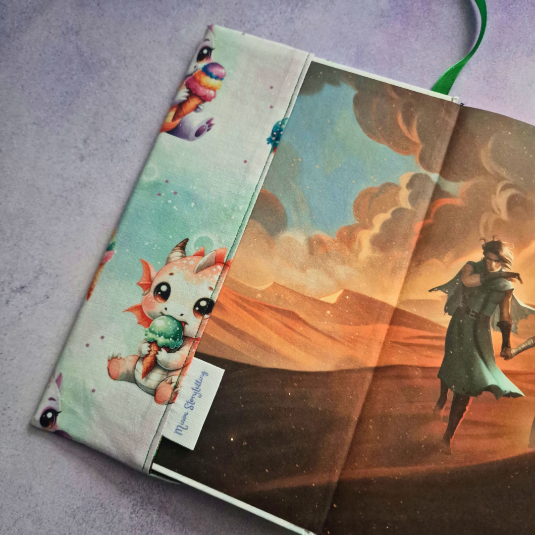 Couvre-livre Dragons & Crème glacée – Image 5