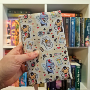 Couvre-livre Chasseuse de cartes