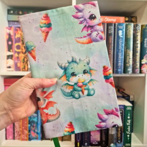 Couvre-livre Dragons & Crème glacée