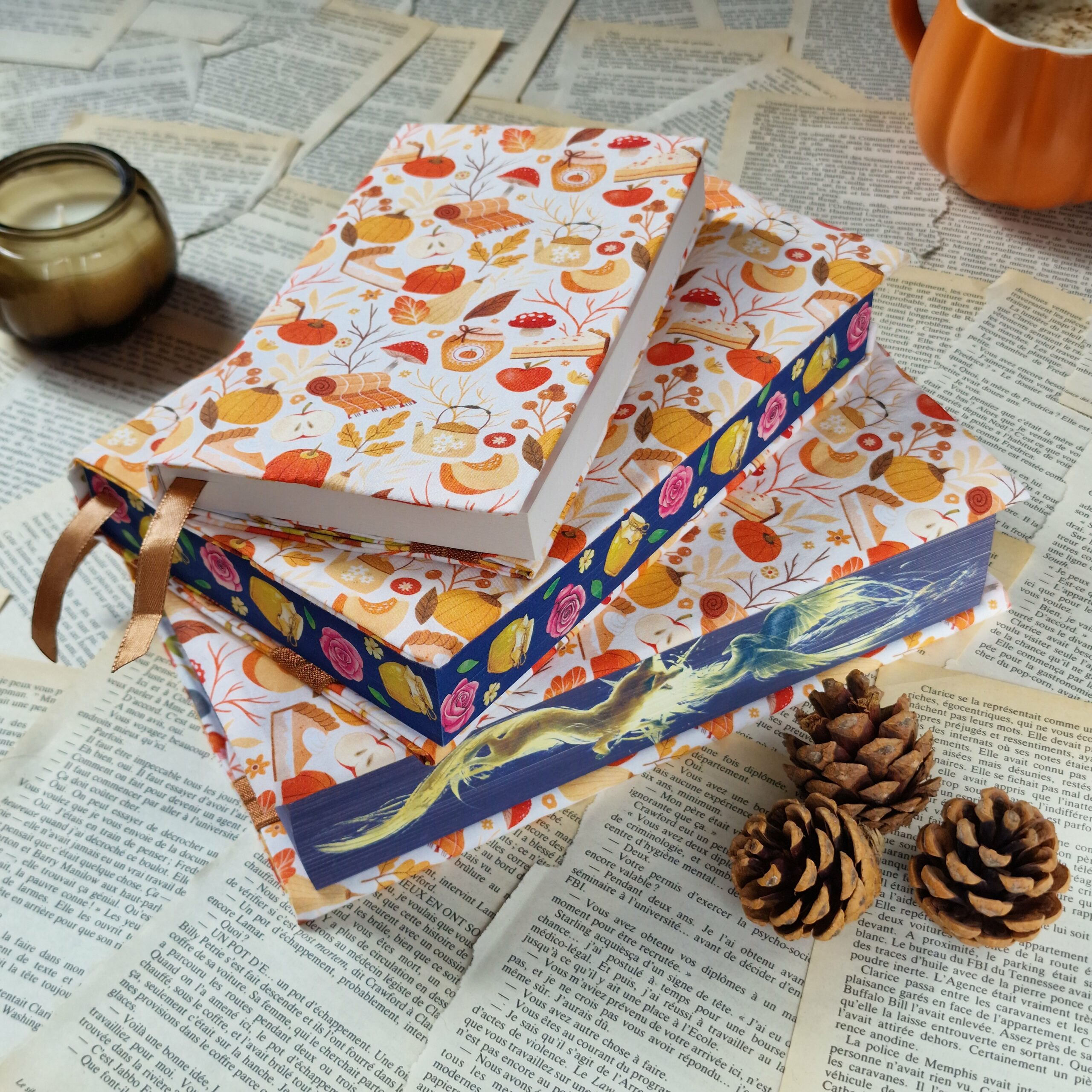 Couvre-livre Pumpkin Spice Automne