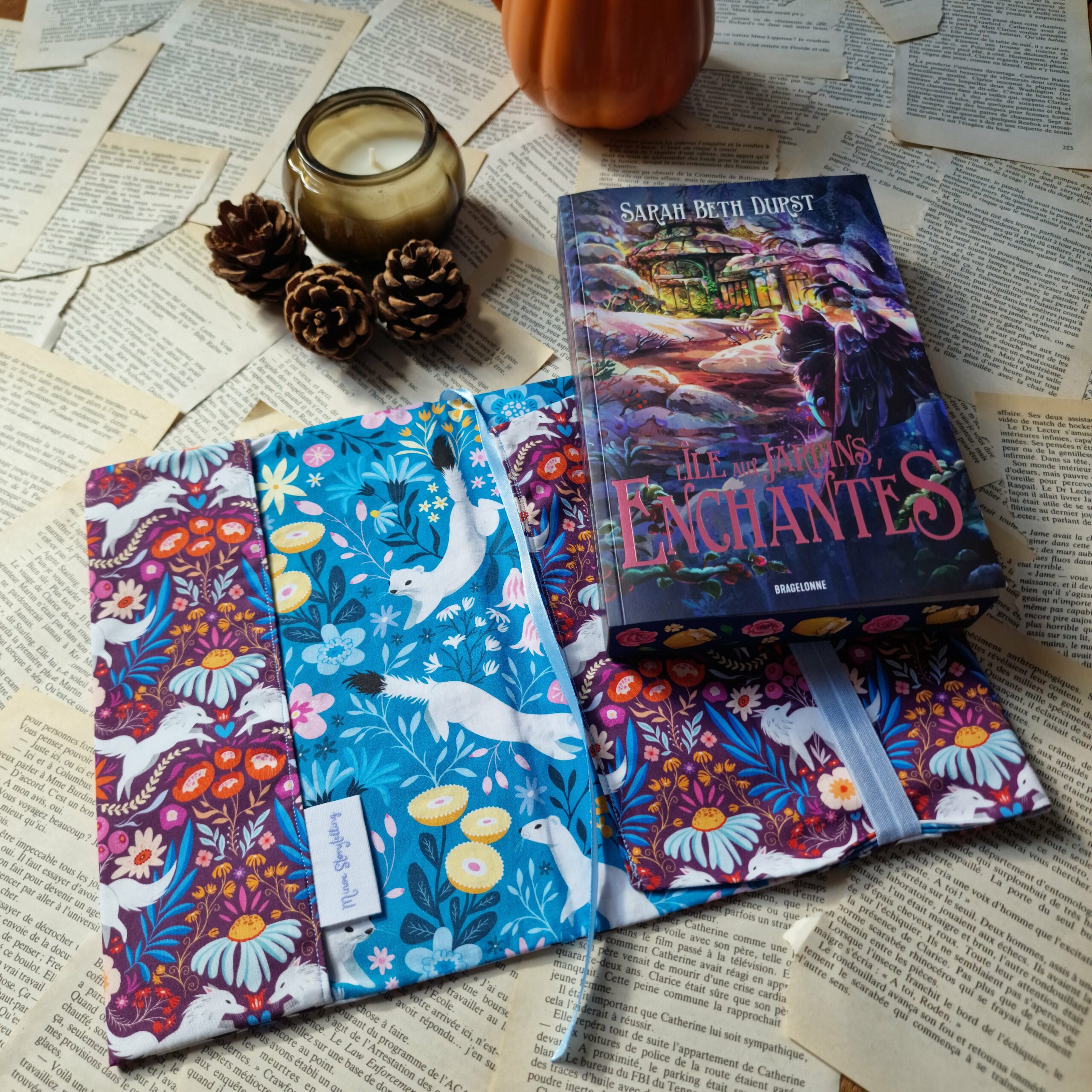 Couvre-livre le Loup et l'Hermine â Image 3