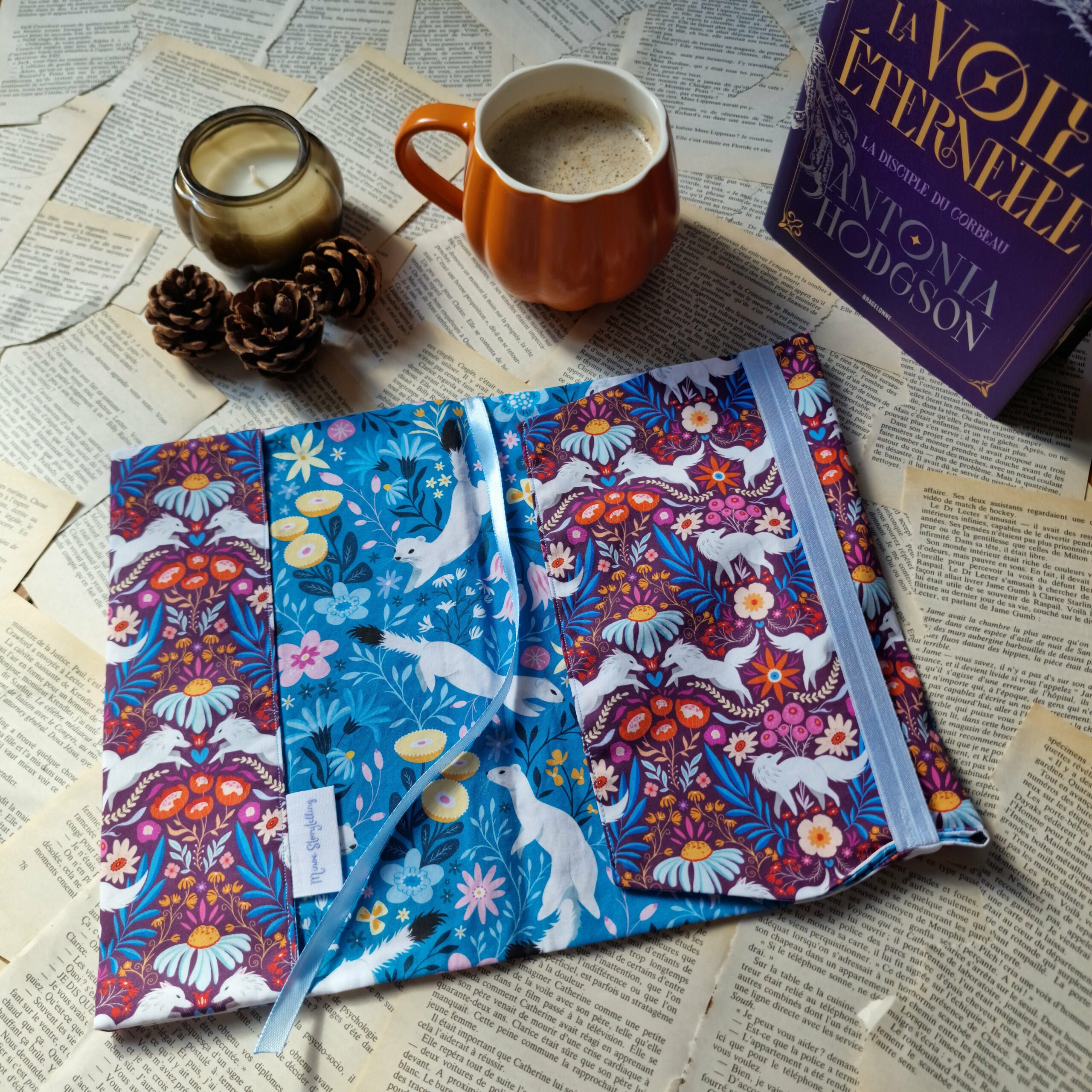 Couvre-livre le Loup et l'Hermine â Image 4